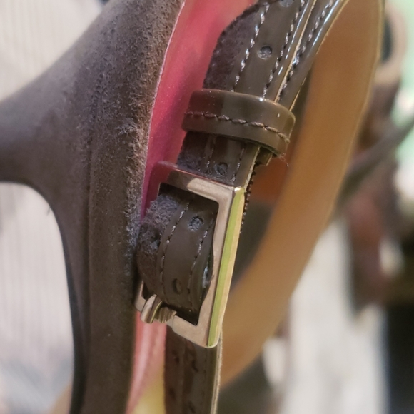 Gray Kate Spade open toed sandals - Picture 5 of 8